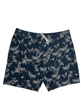 Billabong Sundays Mini Pro Board Shorts Indigo with Palms Size 38
